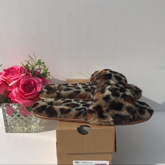 UGG Fluff Slide II Leopard - Picture 6 of 7